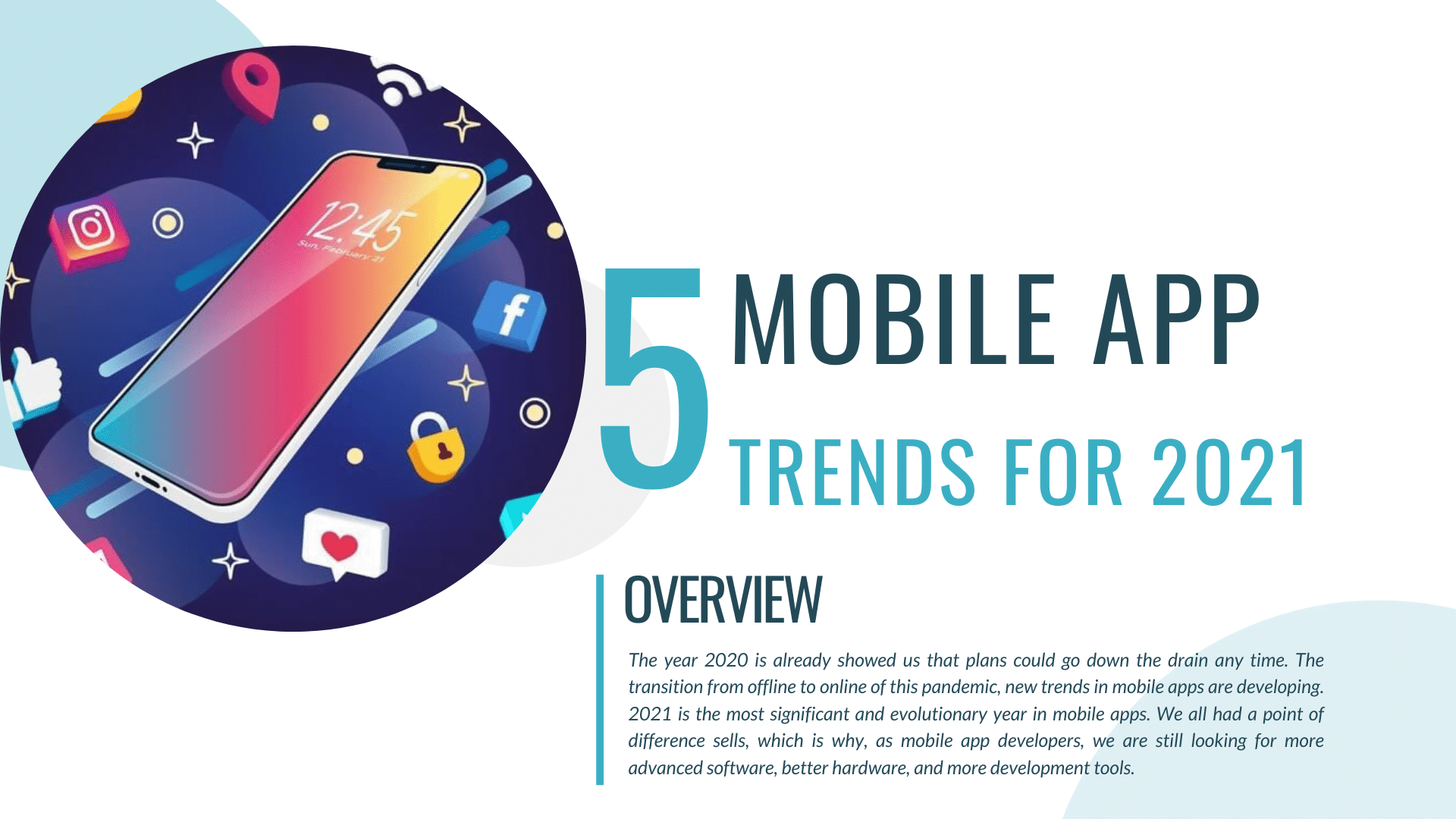 5 Mobile App Trends for 2021