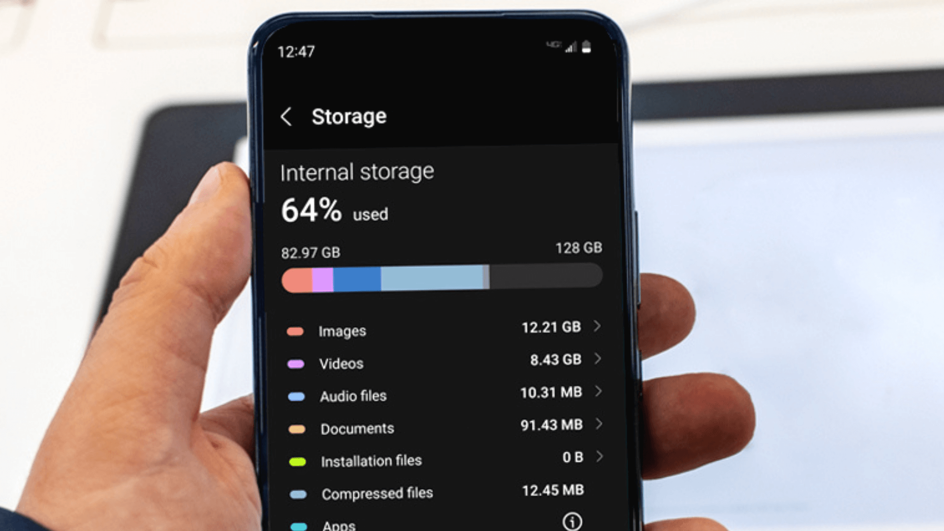 Deep cleaning to optimise phone storage